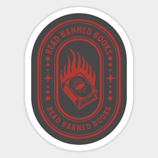 Reed banned books Sticker